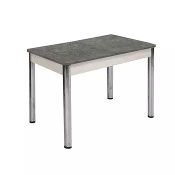 Стол раздвижной «Триумф», 1000 (1350)700 мм, опора круглая, дуб сонома / фотопечать 0416