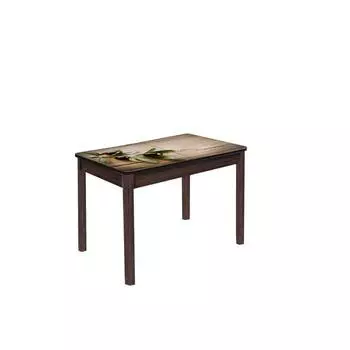 Стол раздвижной «Триумф», 870(1170) 600 750 мм, опоры массив, цвет венге / 95184460