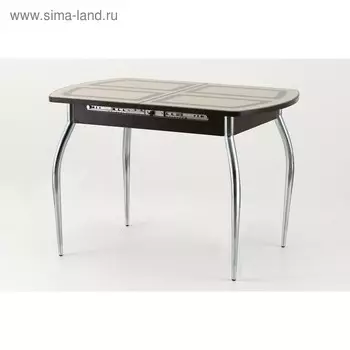 Стол раздвижной «Вегас-1.5», 1100(1450) 700 750 мм, цвет венге/ваниль