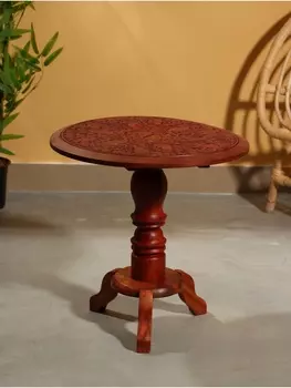 Стол резной «Жар птица», 464545 см, дерево