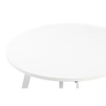 Стол "РИМ" раздвижной, 1050/1500х1050х760, Белый/опоры Белый