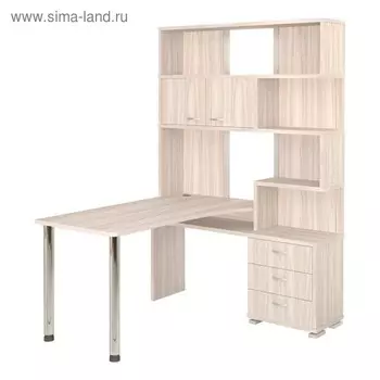 Стол СР-420/130, угол правый, 1300 1300 1990 мм, цвет карамель