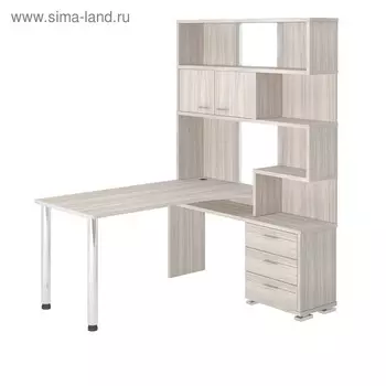 Стол СР-420/150, угол правый, 1500 1300 1990 мм, цвет карамель