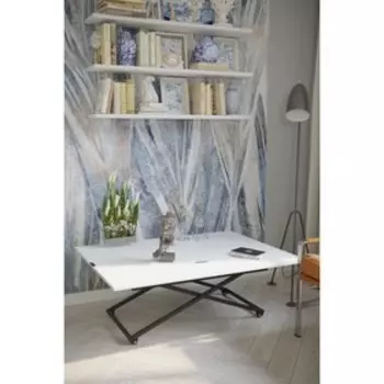 Стол трансформируемый «Андрэ Loft», 850 (1100) 550 (850) 400 (725) мм, ЛДСП, белый