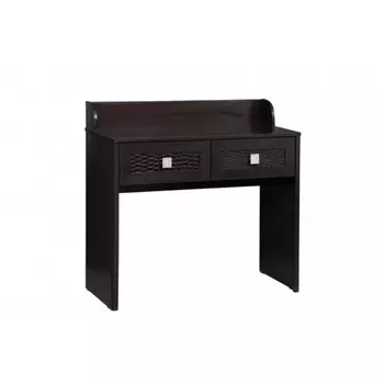 Стол туалетный 06.16 «Мона», 1032 × 444 × 930 мм, венге/кожзам глянец крокодил коричневый