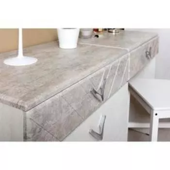 Столик туалетный «Амели 12.48», 650410750 мм, цвет шелковый камень/бетон чикаго бежевый