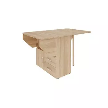 Стол – тумба раскладной, 1300860750 мм, цвет дуб сонома