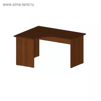 Стол угловой левый СЭЛ14.12.7, 1400х1150/680х750 мм, яблоня локарно