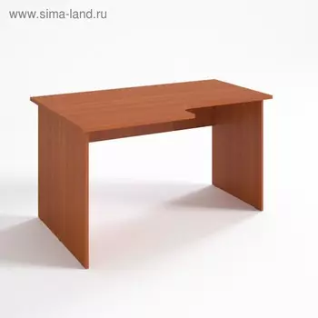 Стол угловой левый СЛ14.10.6, 1400х1000/600х750 мм, яблоня локарно