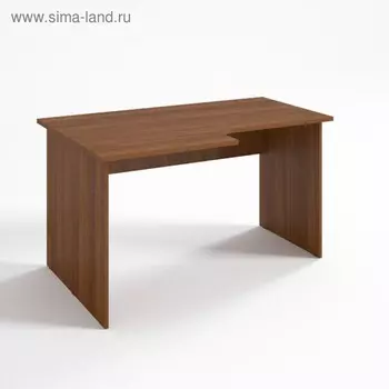 Стол угловой левый СЛ14.10.6, 1400х1000/600х750 мм, орех