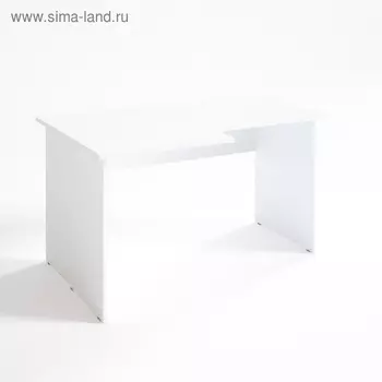 Стол угловой левый СЛ14.9.7, 1400х900/680х750 мм, белый шагр