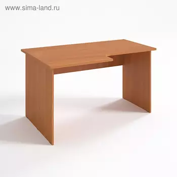 Стол угловой левый СЛ14.9.7(16), 1400х900/680х750 мм, вишня оксфорд