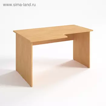 Стол угловой левый СЛ14.9.7(16), 1400х900/680х750 мм, бук светлый