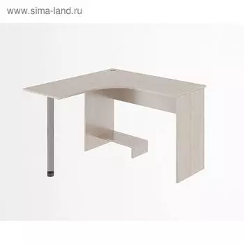 Стол угловой Остин, Шимо светлый/Белый