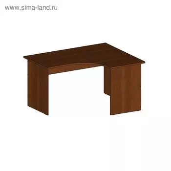 Стол угловой правый СЭП14.12.7, 1400х1150/680х750 мм, яблоня локарно
