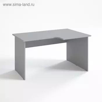 Стол угловой правый СП14.10.6, 1400х1000/600х750 мм, серый