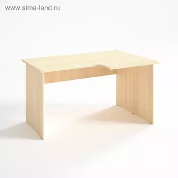 Стол угловой правый СП14.10.6, 1400х1000/600х750 мм, клен