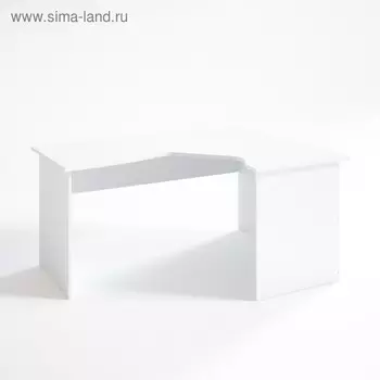 Стол угловой правый СП14.12.7, 1400х1150/680х750 мм, белый шагр