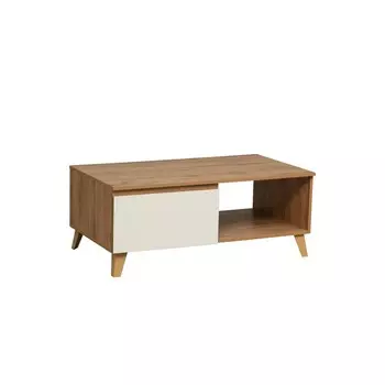 Стол журнальный «Авалон» 53.08, 1100600440 мм, цвет дуб вотан / белый