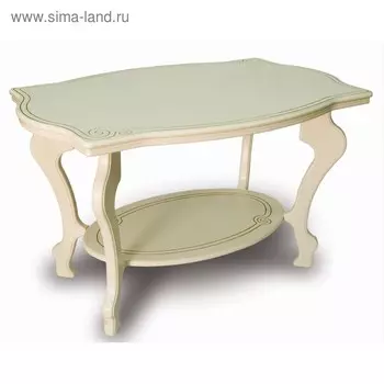 Стол журнальный Берже 1, 940х600х560, Слоновая кость