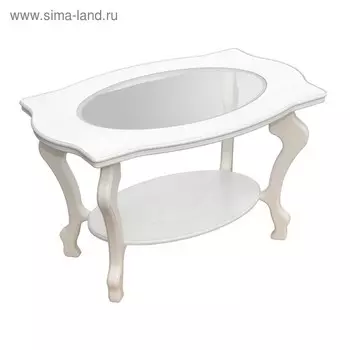 Стол журнальный Берже 1С, 940х600х560, Белый ясень