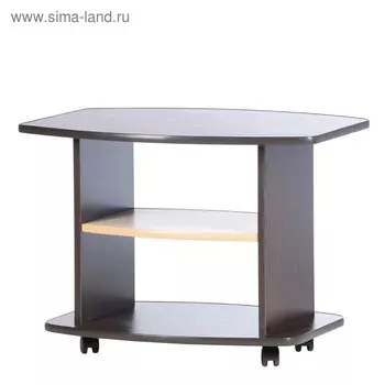 Стол журнальный Бочонок, 700х500х545, Венге/Дуб молочный