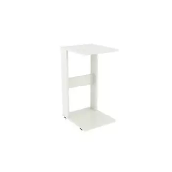 Столик журнальный приставной Flint, 350400680 мм, цвет белый