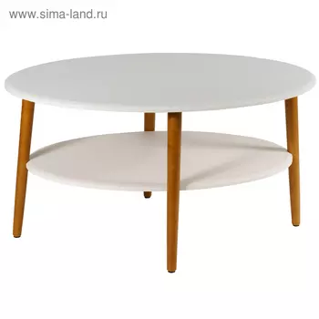 Стол журнальный «Эль», сж-01, 900 600 480 мм, цвет белый