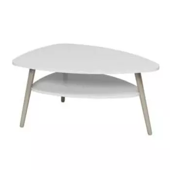 Стол журнальный «Консул 3», 893 638 448 мм, цвет белоснежный