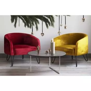 Стол журнальный «Маджоре», 800 800 390 мм, цвет чёрный мрамор