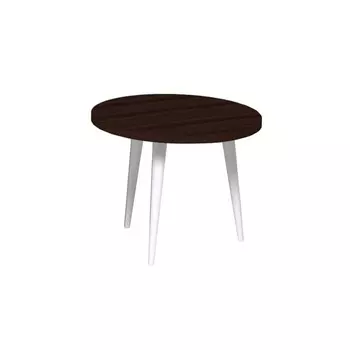 Столик журнальный «Норвуд 16», на ножках, 597597385 мм, цвет белый/орех шоколадный