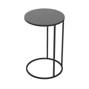 Стол журнальный «Остин Гласс», 450450705 мм, цвет чёрная лакобель / чёрный каркас