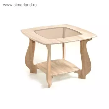Стол журнальный СЖ-22, 700x700x520, Дуб сонома