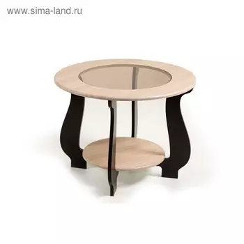Стол журнальный СЖ-24, 700x700x520, Дуб