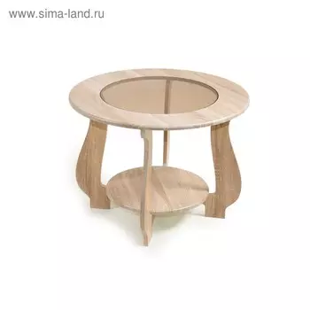 Стол журнальный СЖ-24, 700x700x520, Дуб сонома