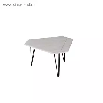 Стол журнальный «ТЕТ 450», 860 750 450 мм, цвет белый бетон