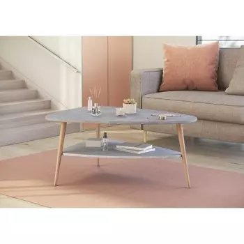 Стол журнальный «Трио», 900675418 мм, цвет бетон