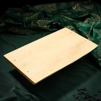 Поднос деревянный декоративный, 5030 см, с ручками, массив вяза