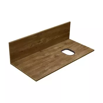 Столешница под раковину AQUATON с панелью Мишель 100 ВЛДСП дуб эндгрейн универсальная