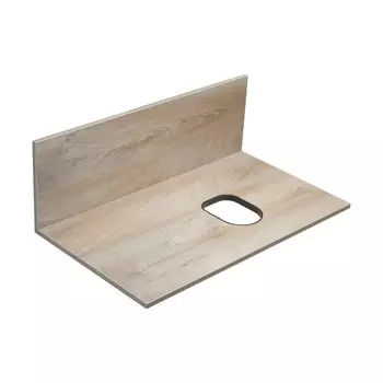 Столешница под раковину AQUATON с панелью Мишель 80 керамогранит универсальная