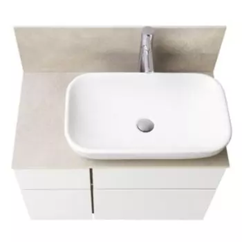 Столешница с панелью «Мишель 80», керамогранит