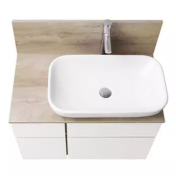 Столешница с панелью «Мишель 80», ВЛДСП, цвет дуб эндгрейн