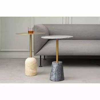 Столик кофейный Gryd, 400400540 мм, цвет золотистый