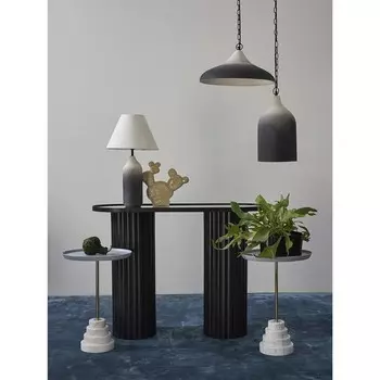 Столик кофейный Sustainable, 377377530 мм, цвет серый / белый