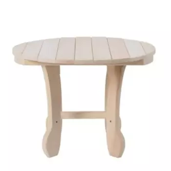 Столик журнальный, 606045см, из липы, круглый