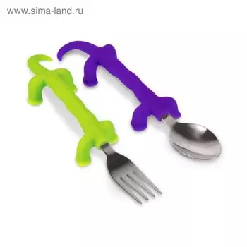 Столовый набор: вилка и ложка Dinnersaurs