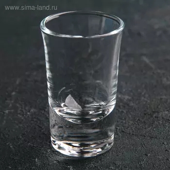 Стопка - шот Paabahe Boston, 40 мл, стекло, прозрачная