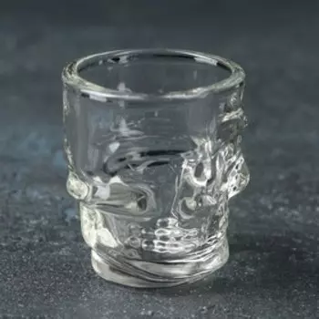 Стопка «Череп. Хэллоуин», 50 мл, стекло, прозрачный