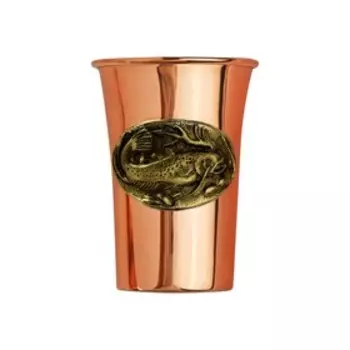 Стопка «Сом» медная, в коробке