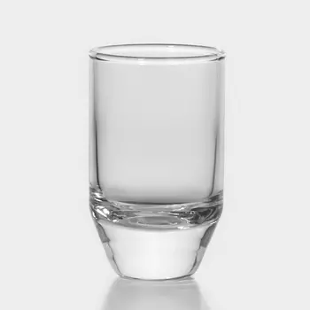 Стопка - шот Paabahe «Буллет», 55 мл, стекло, прозрачная